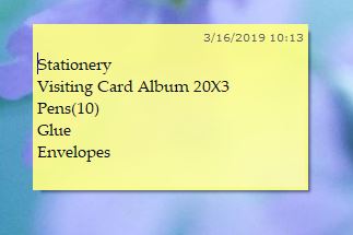 Showing modified-date on a sticky note Showing modified-date on a sticky note