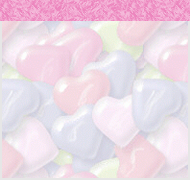 Sticky Note - Valentine Hearts