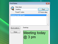 Find sticky notes