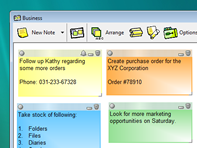 Move sticky notes to folders (memoboards)