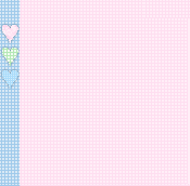 Sticky Note - Soft Hearts