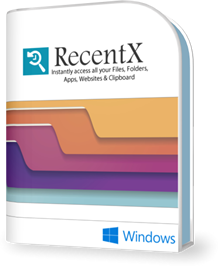 RecentX Launcher for Windows 7, Windows 8, Windows 10