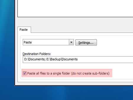 Copy only the files without directories Copy only the files without directories