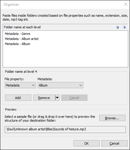 Organize files based on their metadata Organize files based on their metadata