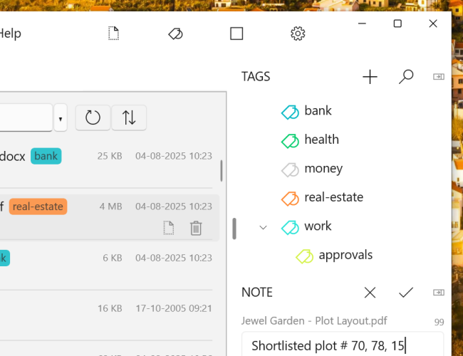 Annotate files and folders in Windows