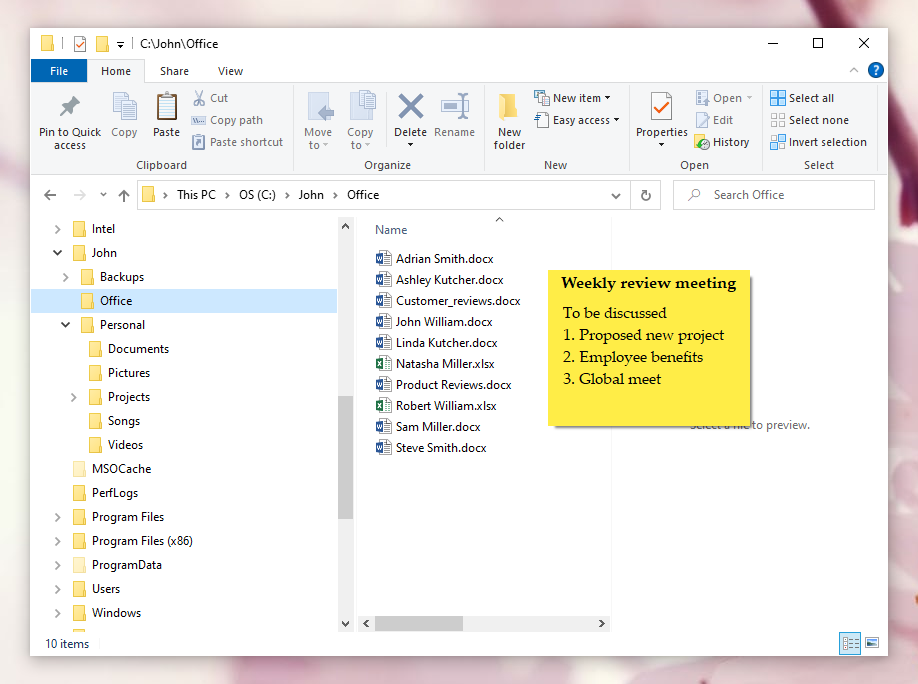 Overflødig Breddegrad den første Attaching sticky notes to folders in Windows File Explorer using Notezilla