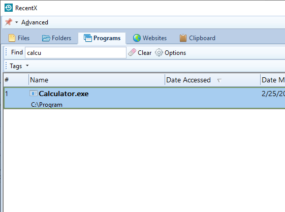 Launch Universal Apps from RecentX Launch Universal Apps from RecentX
