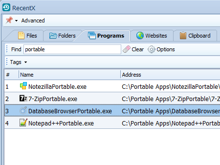 Find programs contained in any folder Find programs contained in any folder