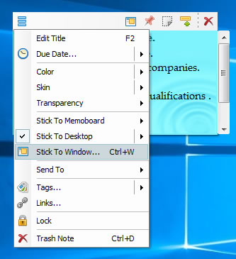 attaching sticky notes to microsoft word document in windows