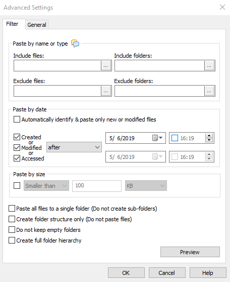 Paste-By-Created-Modified-Accessed-date