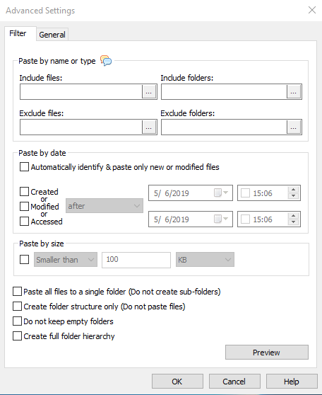 Advanced Settings