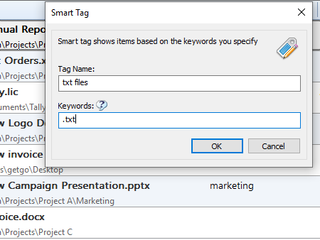 Smart-Tag-Window