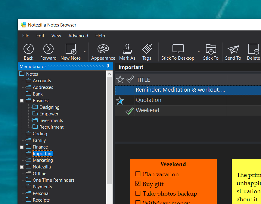 Sticky notes with dark mode support in Windows Sticky notes with dark mode support in Windows