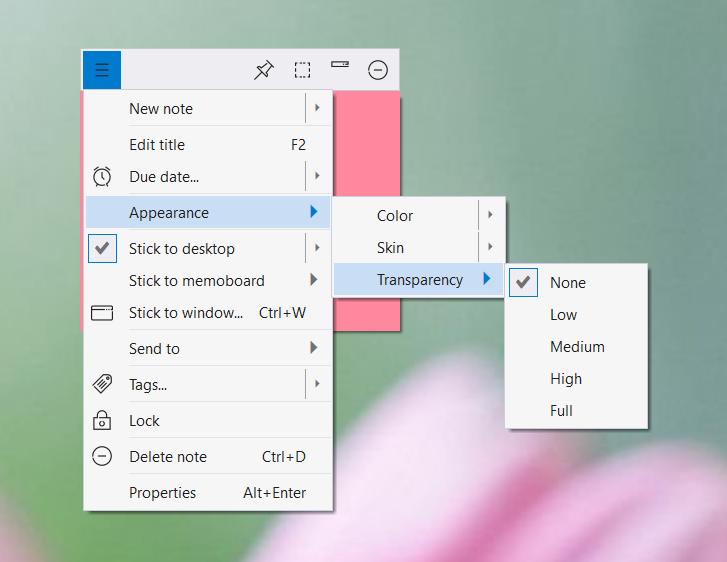 Creating sticky notes with transparent background in Windows, using  Notezilla – Conceptworld's Blog