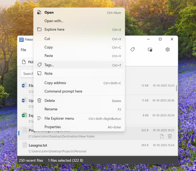 Tag files and folders in Windows (Everything vs. Filezo) – Conceptworld ...